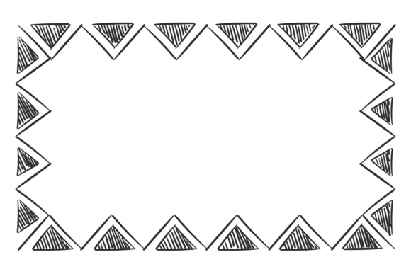 Download Hand Drawn Frame. Sketched Border with G - Hand drawn Collection