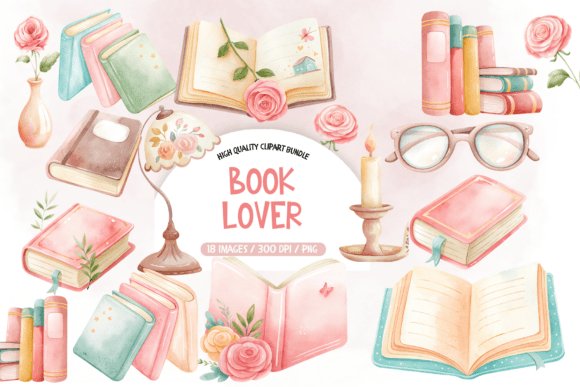 Download Aesthetic Book Lover Clipart - Aesthetic Collection